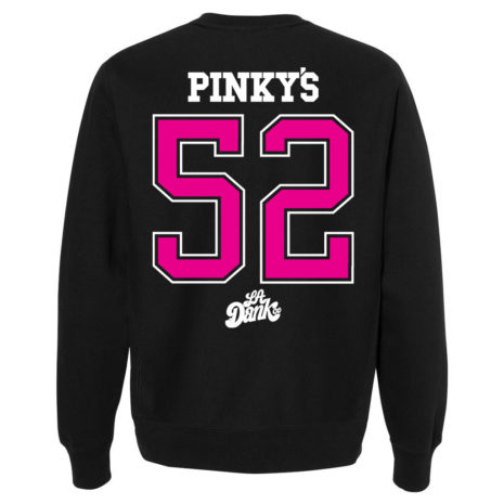 Pinkys Oreoz Crewneck Pink Numbers Back