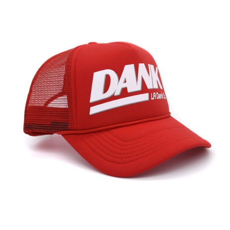 LA Dank Hat Red Angled copy