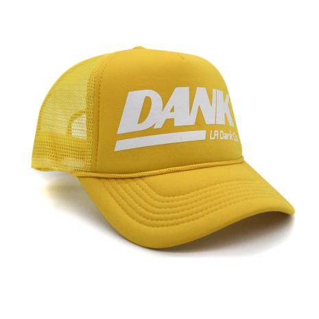 LA Dank Hat Yellow Angled copy