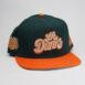 la-dank-snapback-hat-green-orange-front